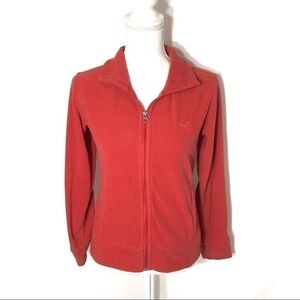 Puma Fleece Zip Up Jacket Small Women’s Sweatshirt